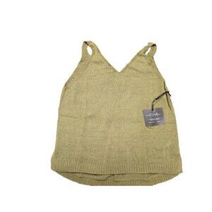 DYI Women's Sweater Tank Top Lichen Green Size Large